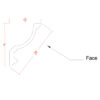 Profile drawing of Cathedral & Vaulted Ceiling Molding for Indirect Lighting with labeled dimensions showing 6 inch height, 4-1/2 inch projection, and 7-3/4 inch face.