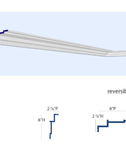 New York 3-Step Crown Molding for LED's