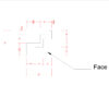 Profile drawing of Cincinnati 3-Step Molding for Indirect Lighting with labeled dimensions showing 3 inch projection and 3 inch height.