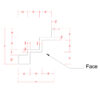 Profile drawing of Cincinnati 3-Step Molding for Indirect Lighting with labeled dimensions showing 5 inch projection and 5 inch height.
