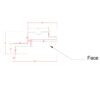 Profile drawing of New York 2-Way Molding for Indirect Lighting with labeled dimensions showing 6-1/2 inch projection and 3-1/4 inch height.