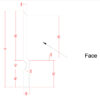 Profile drawing of Extra Tall San Francisco Modern Baseboard with labeled dimensions showing 10 inch height and 3/4 inch projection.