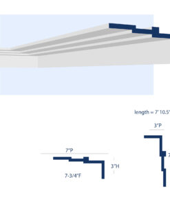 New York 3-Step Crown Molding