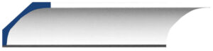 1/4 Round Cove Crown Molding