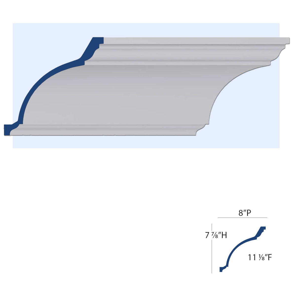 Large Classic Cove Molding