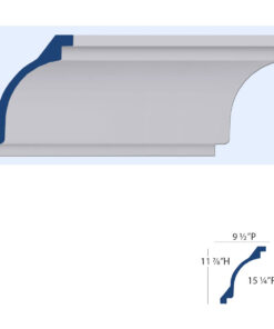 Russell Extra Large Cove Molding
