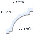 Phoenix Cove Molding - Profile Dimensions