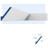 San Francisco Modern Molding for LED's profile diagram marked 2 5/8 in. Projection, 3 1/8 in. Height, and 4 in. Fascia