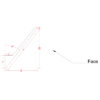 Large San Francisco Modern Molding for LED's profile with 6 5/16-inch Height, 5 1/8-inch Projection, and 8-inch Fascia