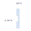 Miami Art Deco Door Trim - Chair Rail - Door & Window Casing - Image 8